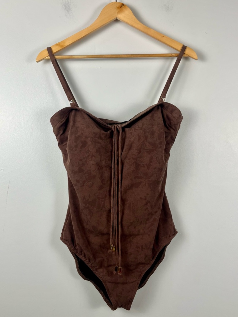 Magicsuit Mirclesuit brown printed one piece size 12